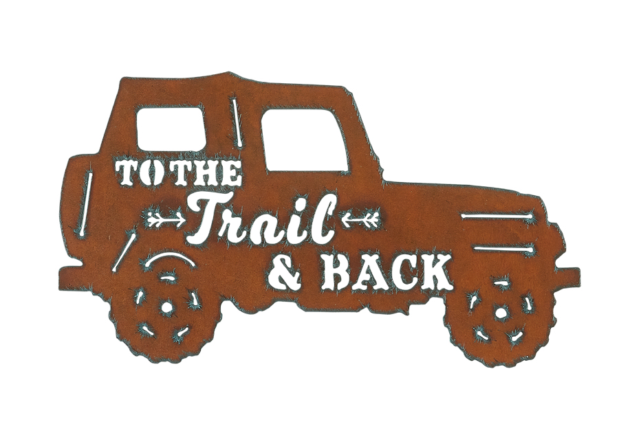 Jeep/To the Trail and Back Image Welcome Sign
